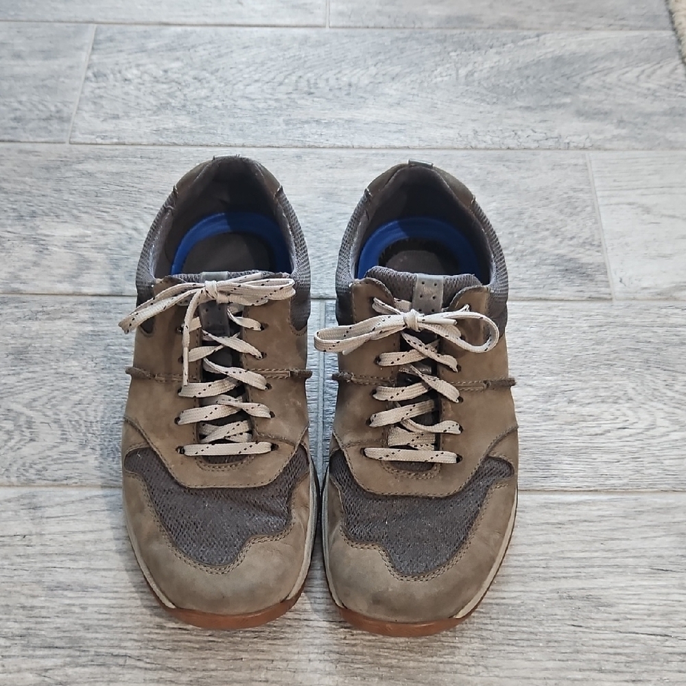 Clarks Men's Brown and Gray Sneakers